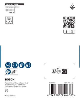 Bosch EXPERT 多材質硬質合金磨頭，精細，傾斜。
